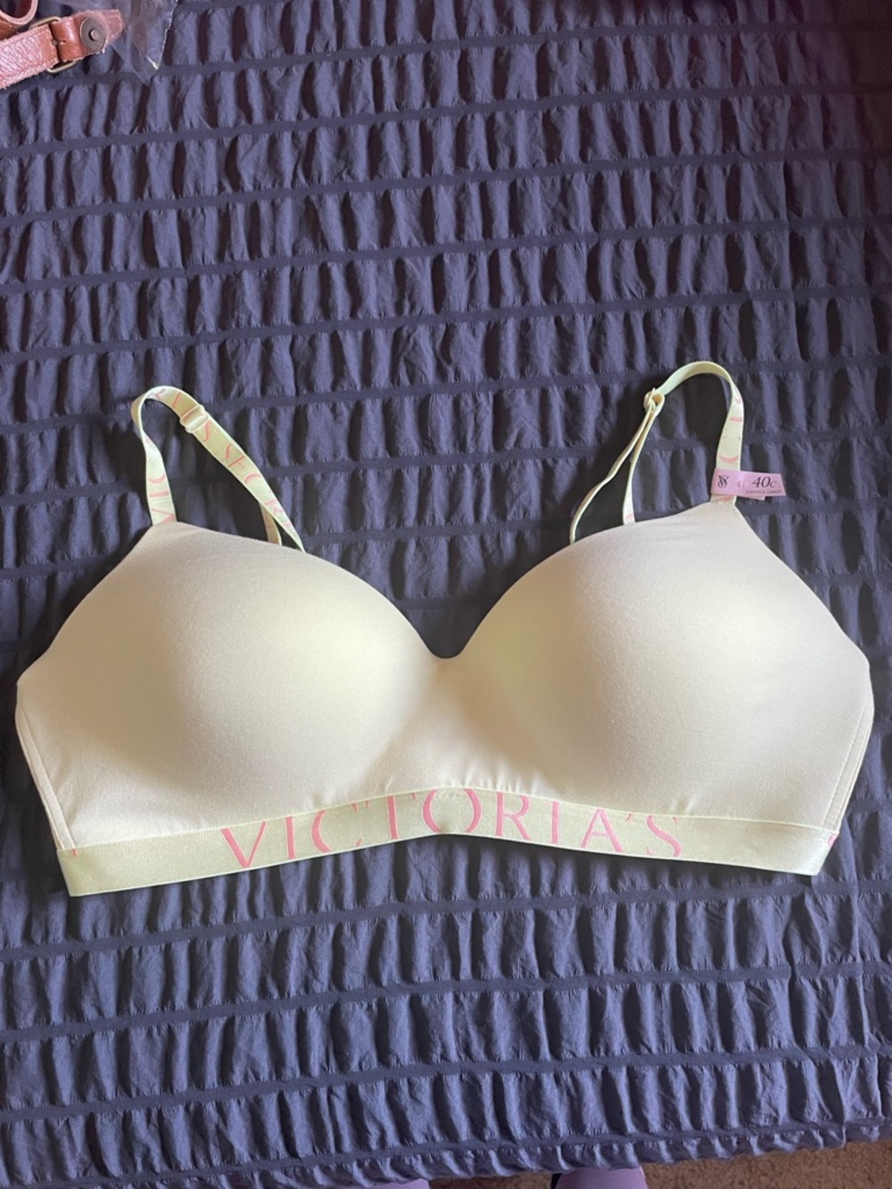 Victoria's Secret Neon Yellow Push-Up Bra